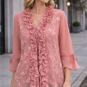 Y and S Vintage Shirt, size L? Pink and Gorgeous!